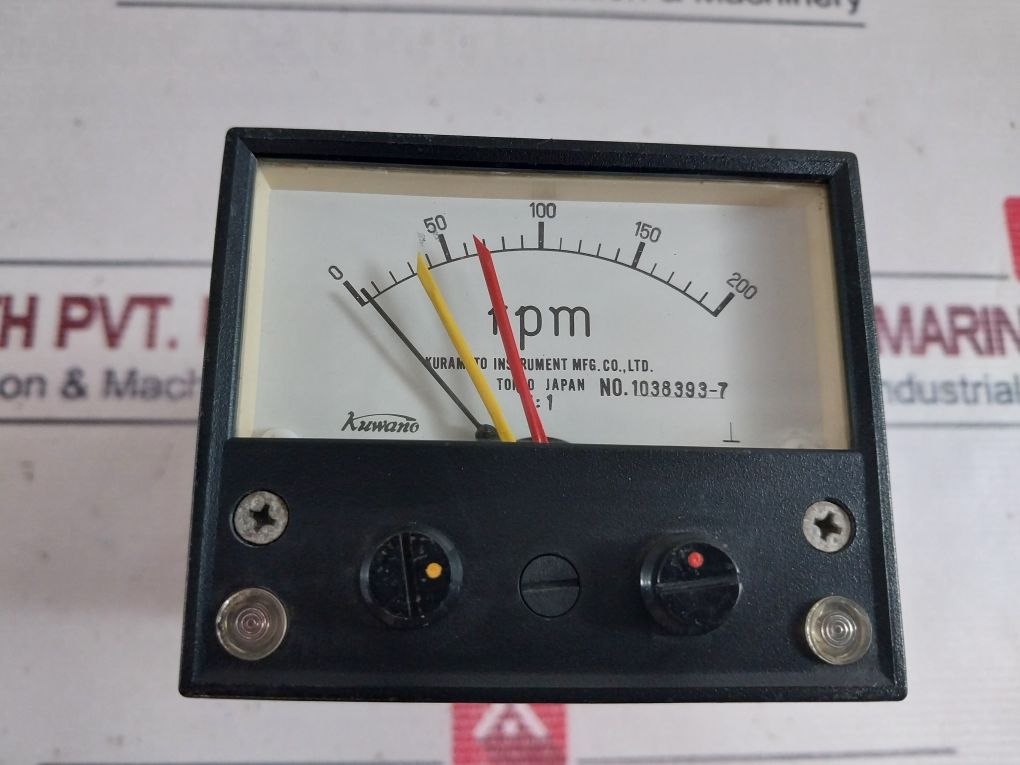 Kuramoto 0-200 Rpm Meter