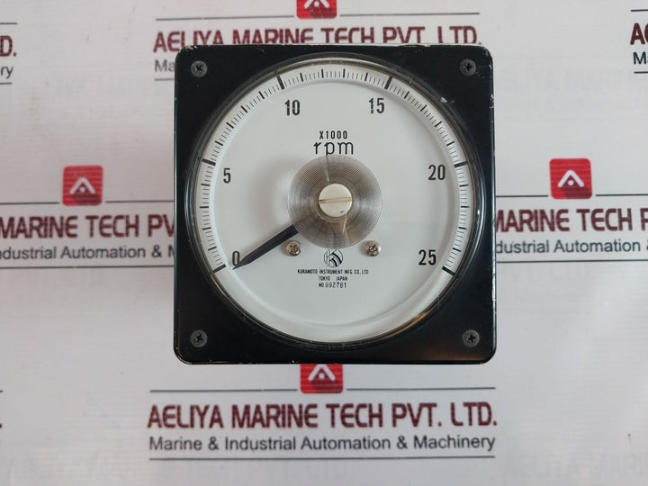 Kuramoto 0-25X1000 Rpm Meter