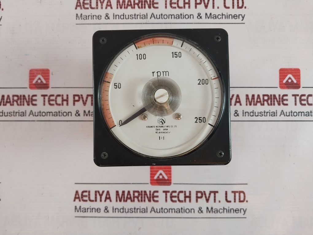 Kuramoto Instrument 877030-1, 0-250 Rpm Meter