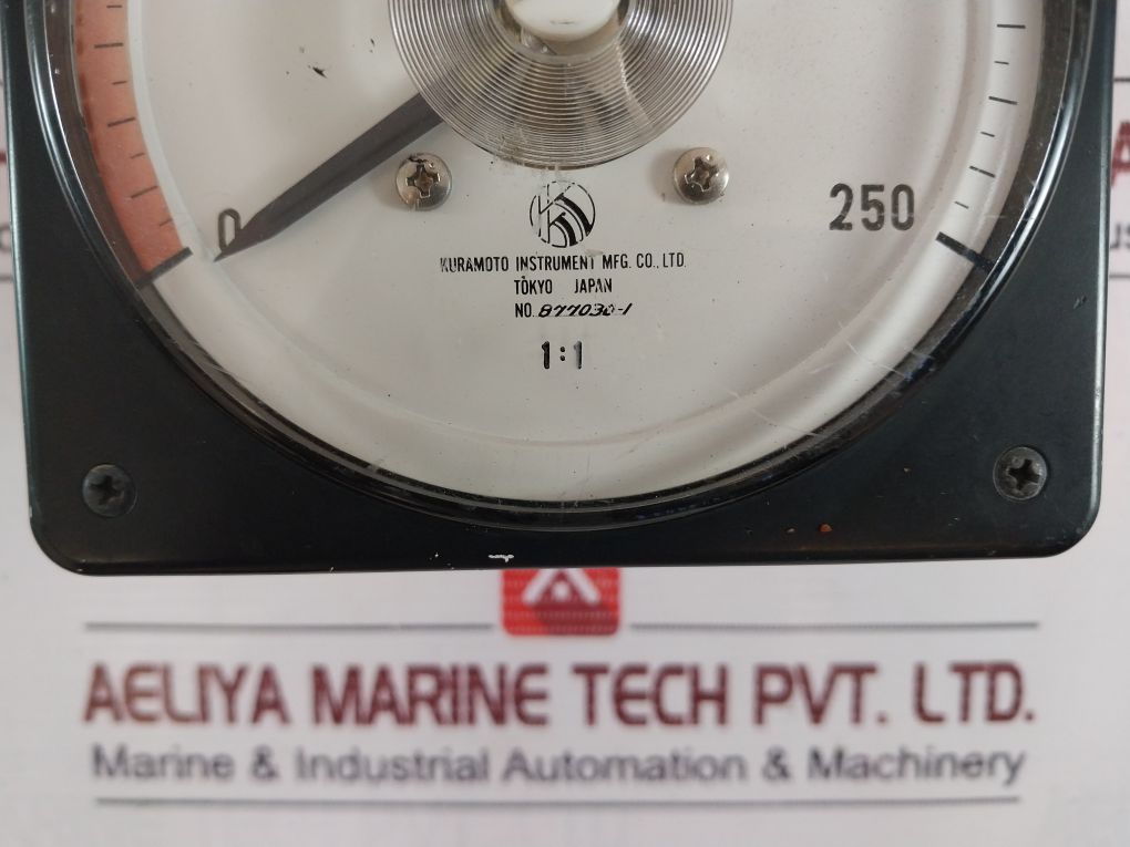 Kuramoto Instrument 877030-1, 0-250 Rpm Meter