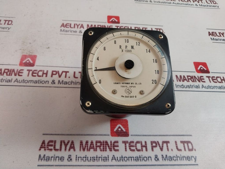 Kuramoto Instrument 387291-2 Rpm Meter X1000