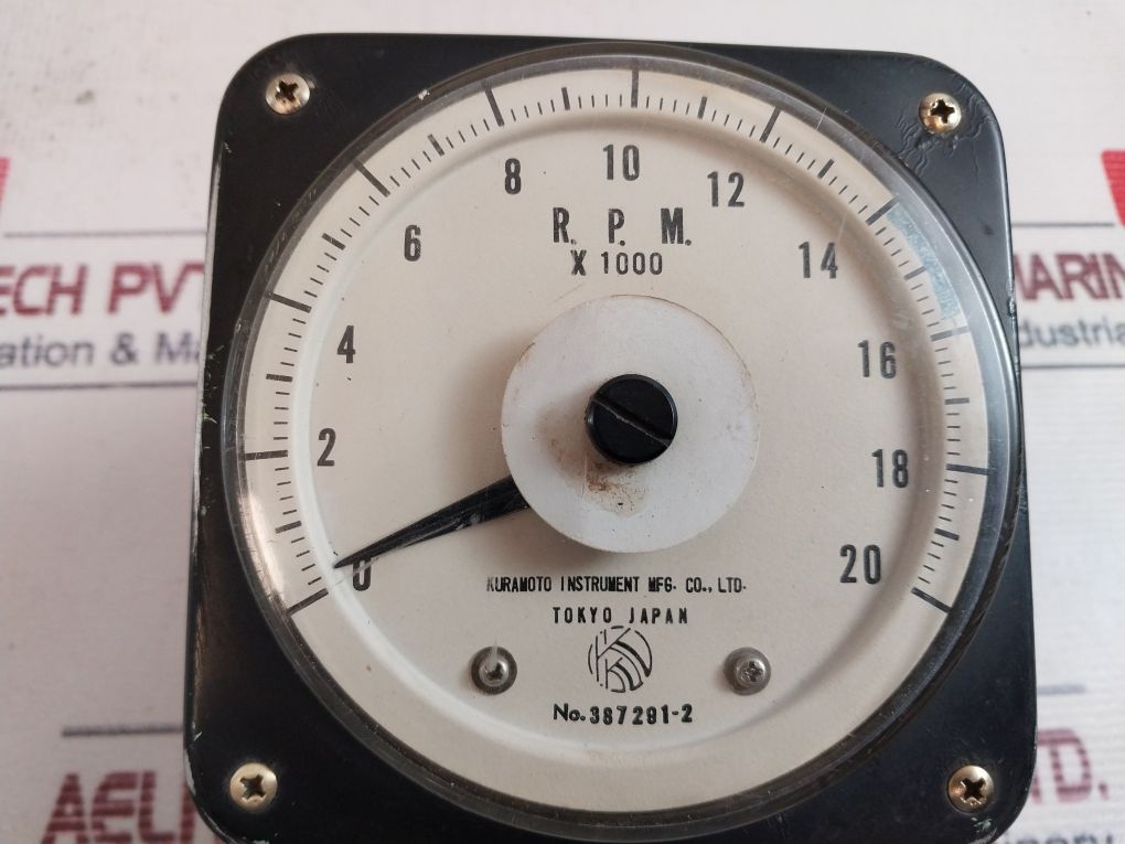 Kuramoto Instrument 387291-2 Rpm Meter X1000