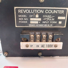 Kuramoto Instrument Cp-1 Revolution Counter Ac100V