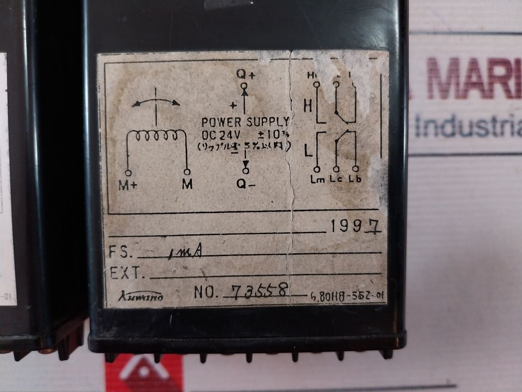 Kuramoto Rlm-80 0-200 Rpm Meter