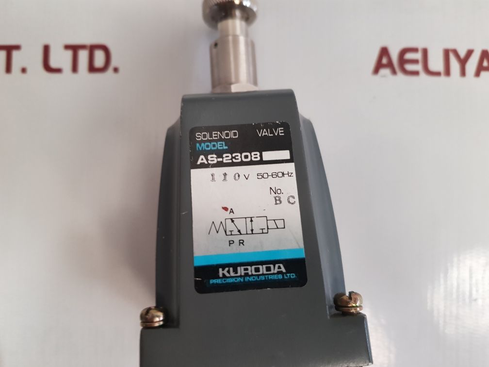 Kuroda Precision As-2308 Solenoid Valve New