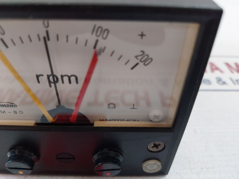 Kuwano Rlm-80 200 To +200 Rpm Meter