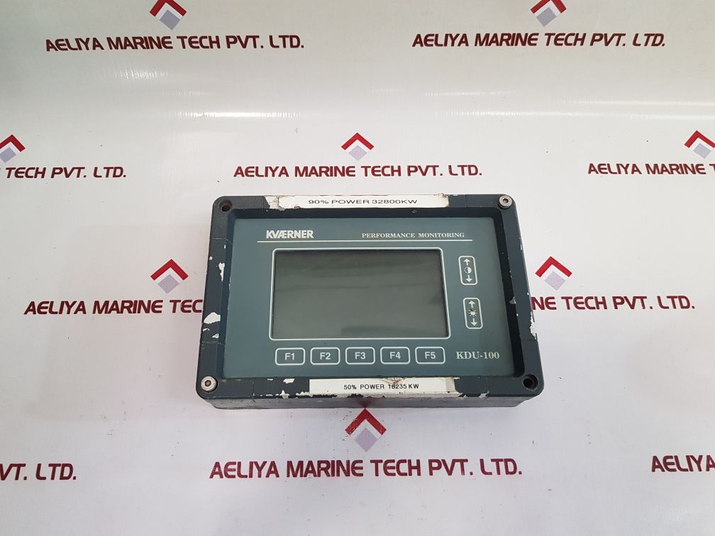 Kvaerner Energy Kdu-100 Performance Monitoring (Not Working)