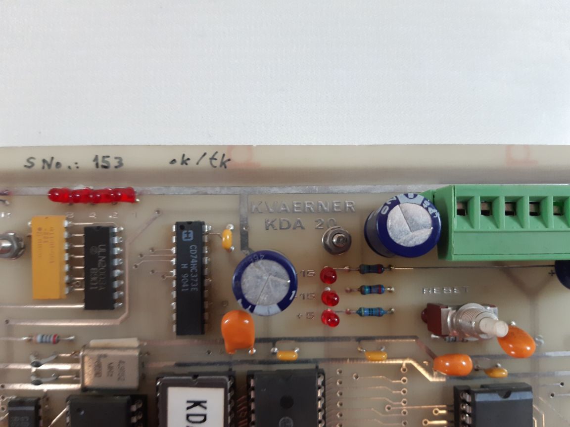 Kvaerner Kda20 Pcb Card
