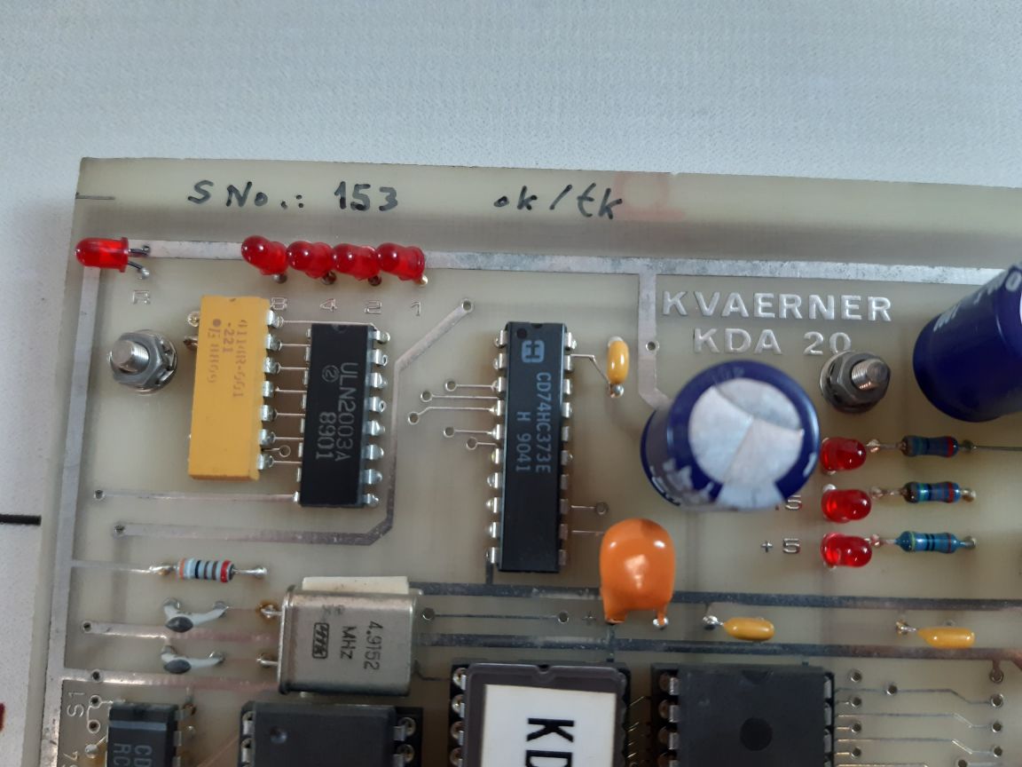Kvaerner Kda20 Pcb Card
