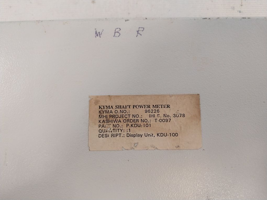 Kyma Kpm/Kdu-100 Performance Monitoring Display Unit