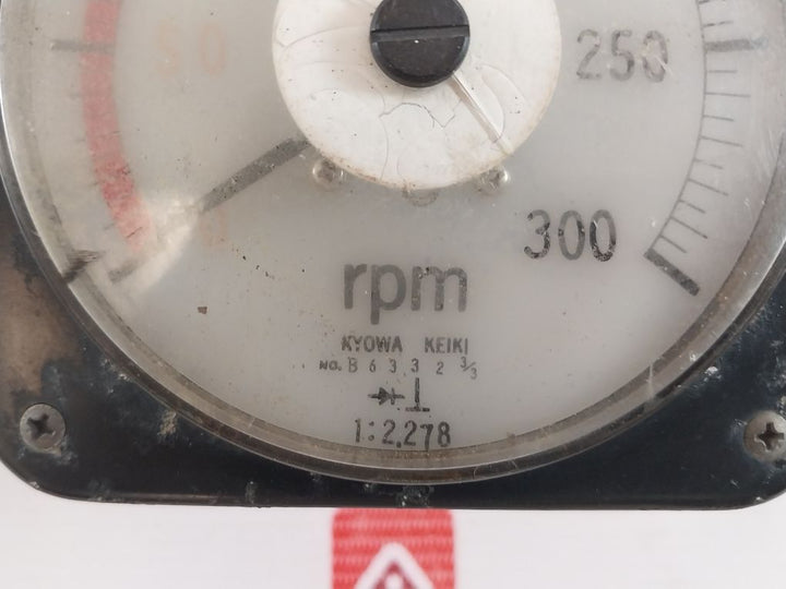 Kyowa Keiki 0-300 Rpm Meter B6332 3/3