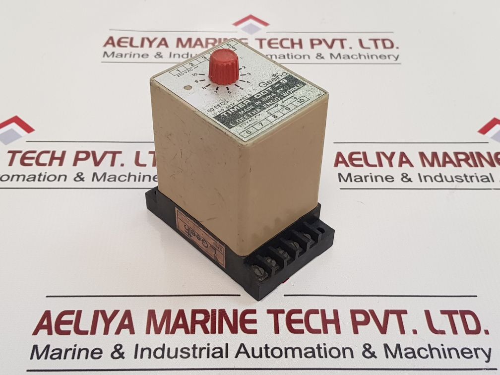 Set of 3x L.geetha odt-9 timer 220/415 vac~