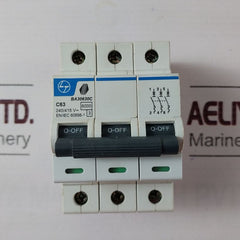 L&T Ba30630C C63 63A 240/415Vac Miniature Circuit Breaker Switch