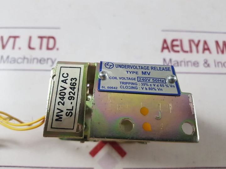 L&T mv undervoltage release sl 00642