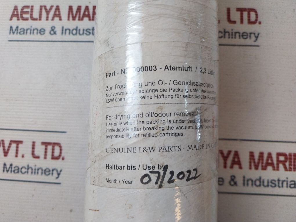 L&W Compressors 000003 Air Breathing Cartridge Filter