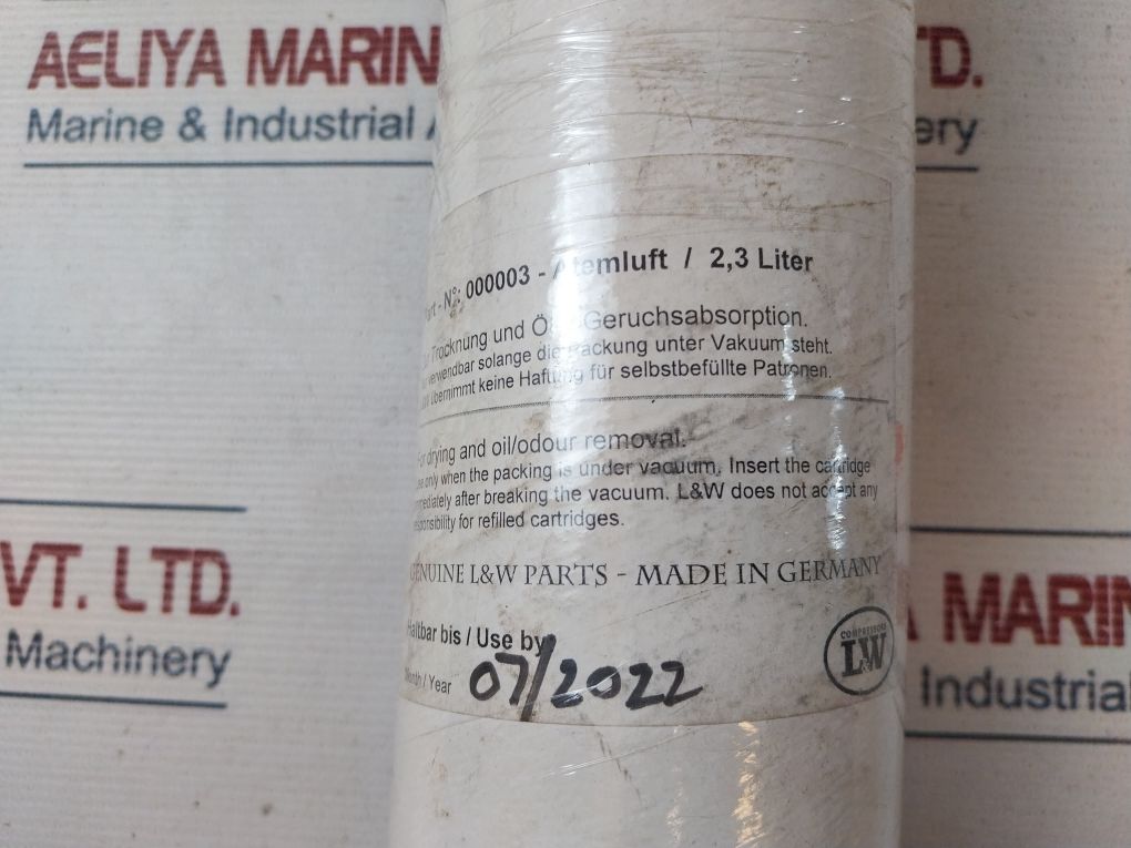 L&W Compressors 000003 Air Breathing Cartridge Filter