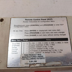Lab-1239 Remote Control Panel