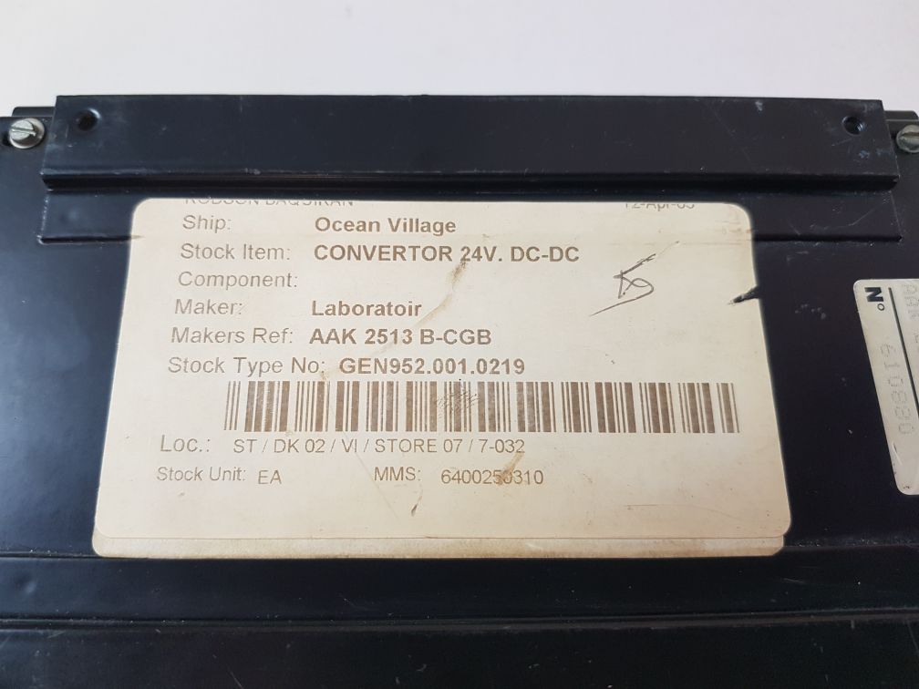 Laboratoir aak 2153 b-cgb