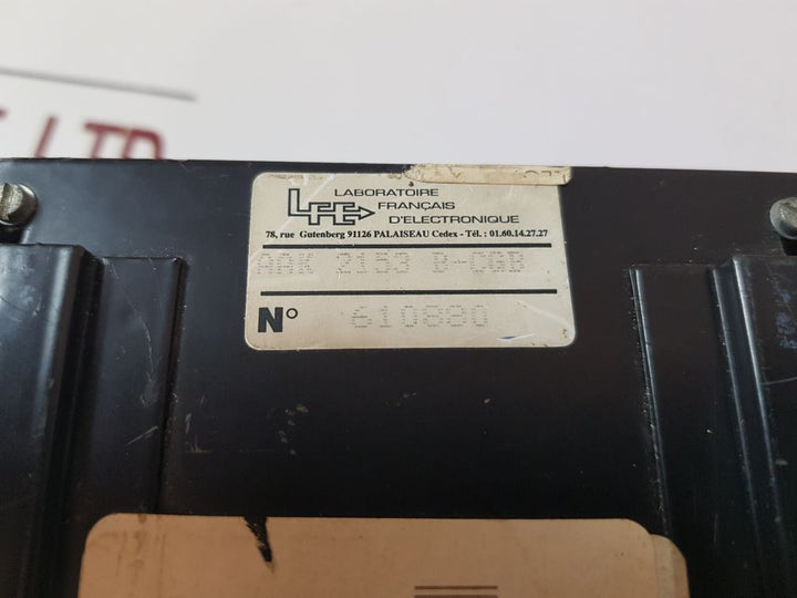 Laboratoir aak 2153 b-cgb