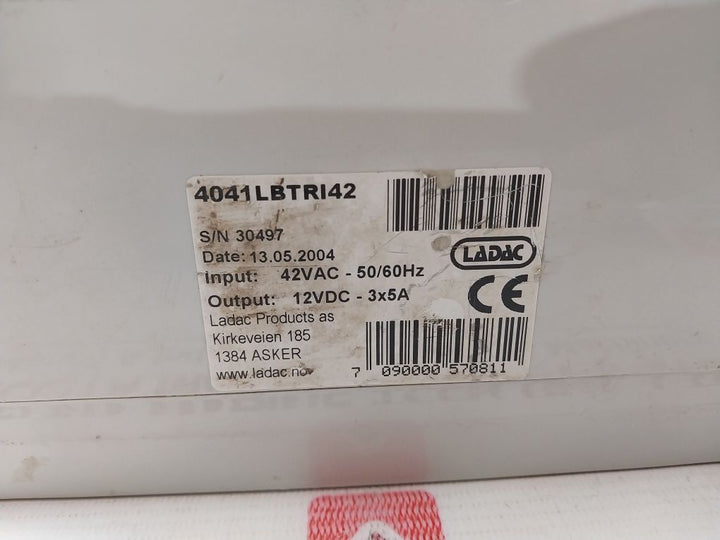 Ladac 4041-2 Triple Battery Charger 42 Vac