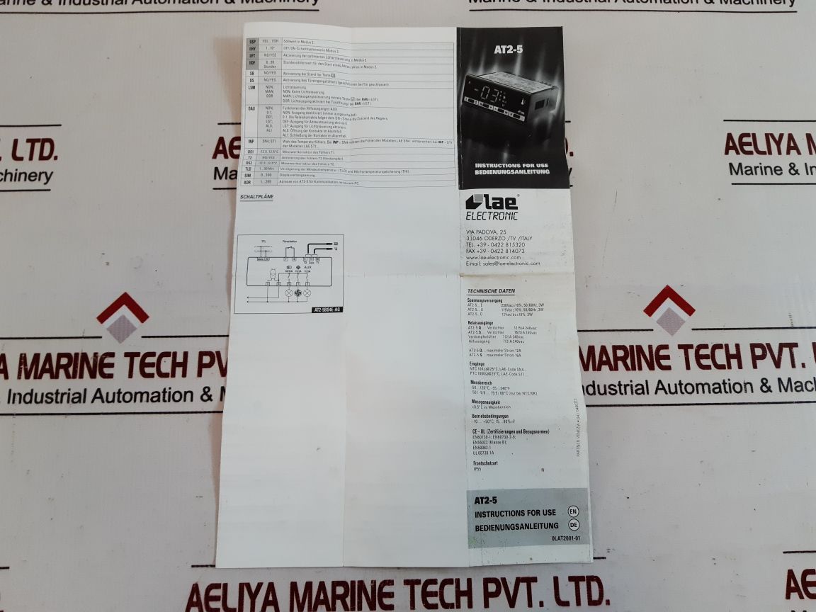 Lae electronic at2-5bs4e-ag electronic controller