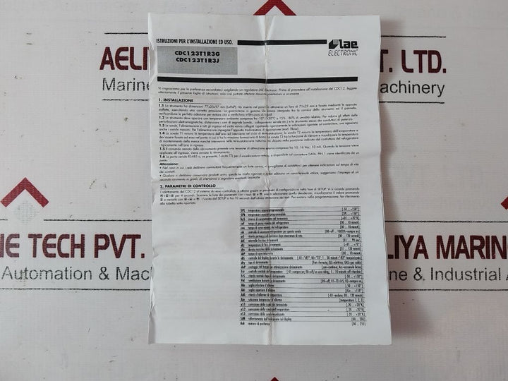 Lae Electronic Cdc123T1R3F Controller
