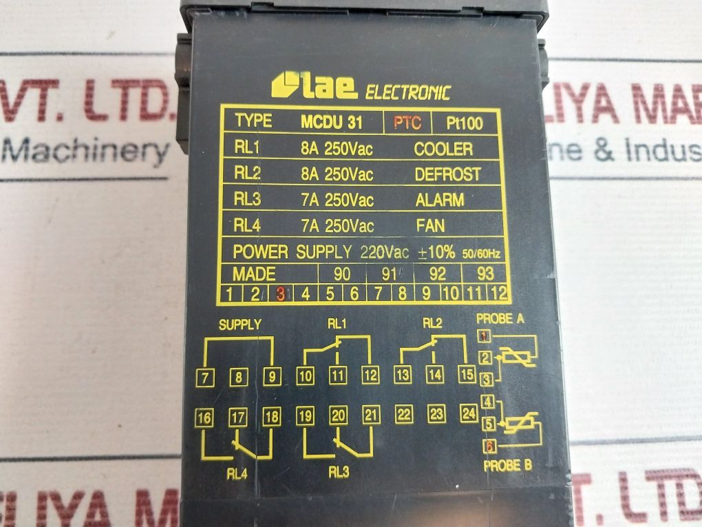 Lae Electronic Mcdu 31 Digital Temperature Controller 220Vac