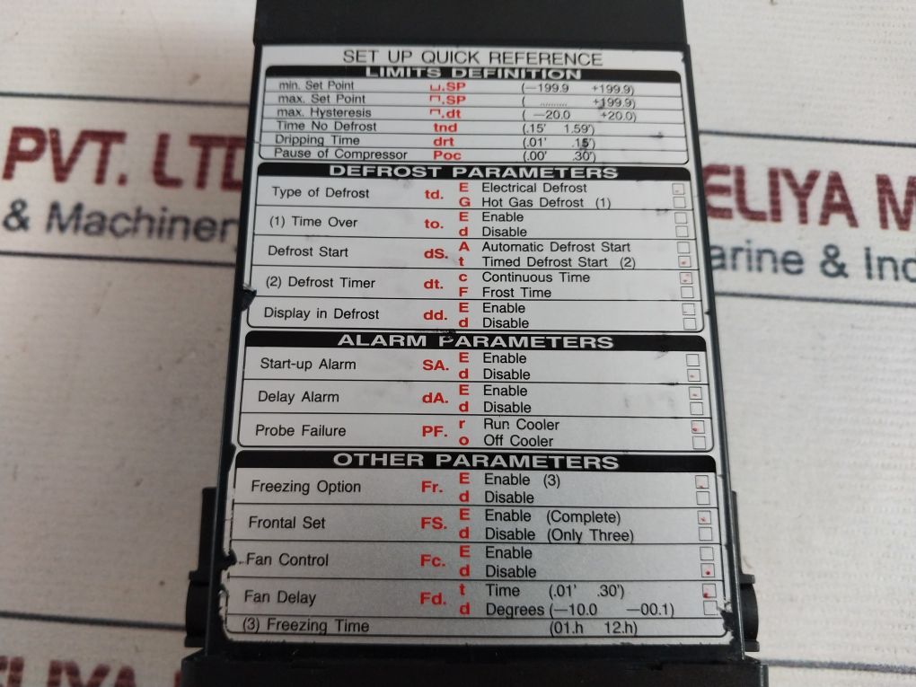 Lae Electronic Mcdu 31 Digital Temperature Controller 220Vac