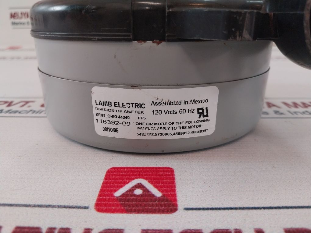 Lamb Electric 116392-00 Vacuum Motor 120Volts 60Hz