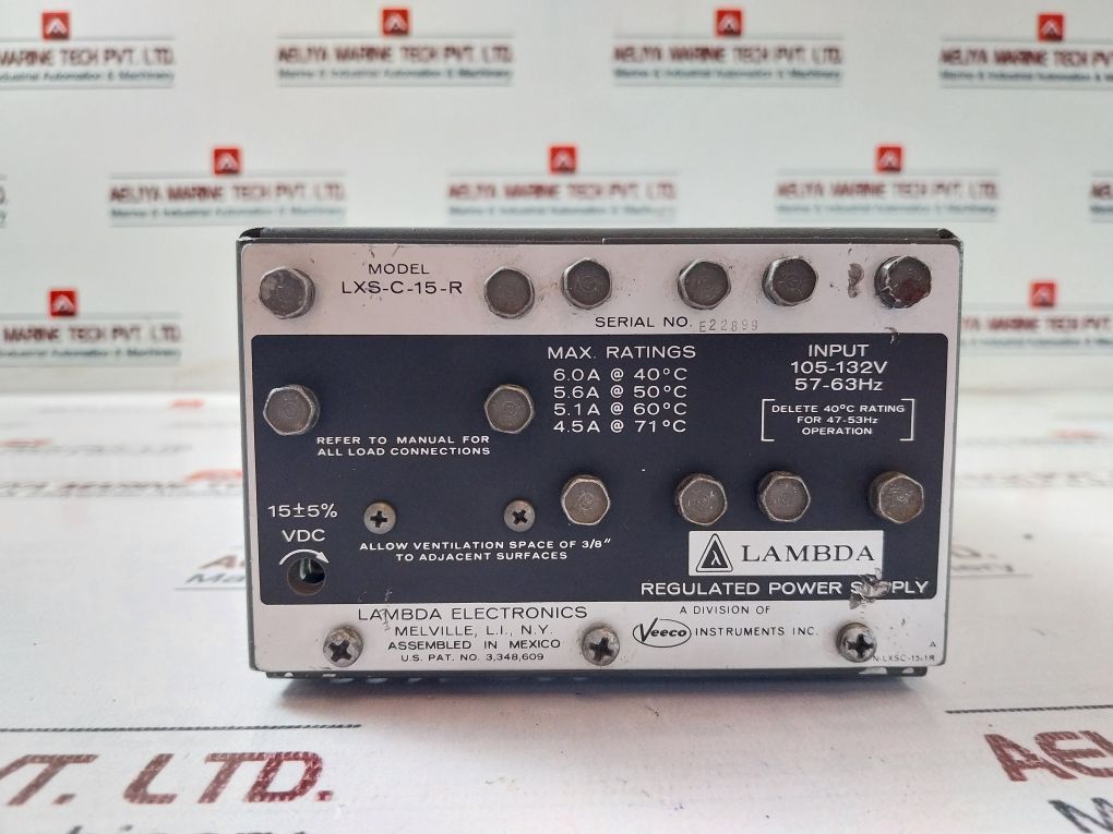 Lambda Lxs-c-15-r Regulated Power Supply