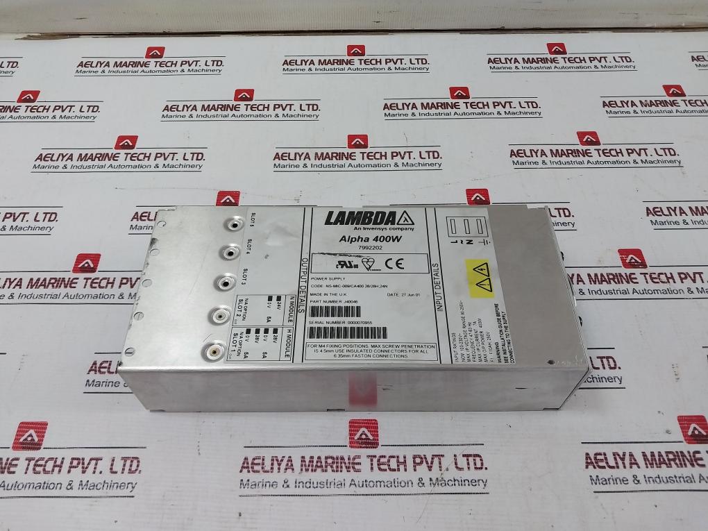 Lambda Ns-mic-009/Ca400 28/28H, 24N Switching Power Supply J40046