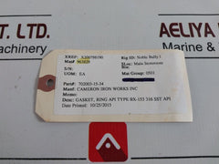 Lamons Api 6A Gasket Ring