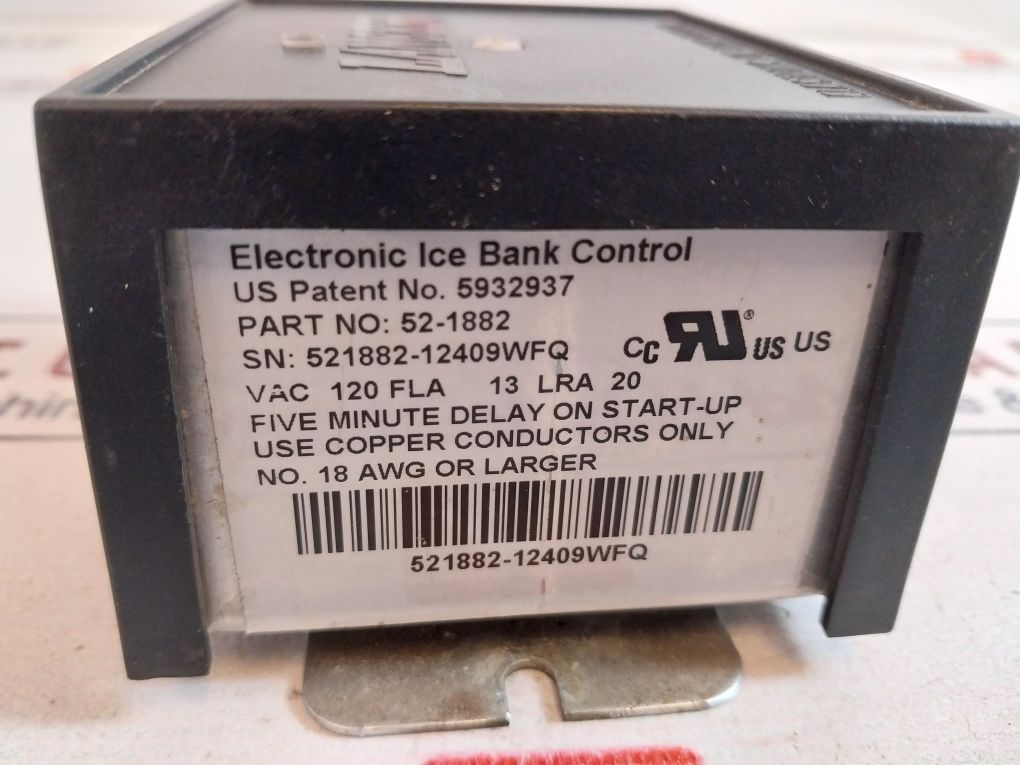 Lancer 52-1882 Electronic Ice Bank Control