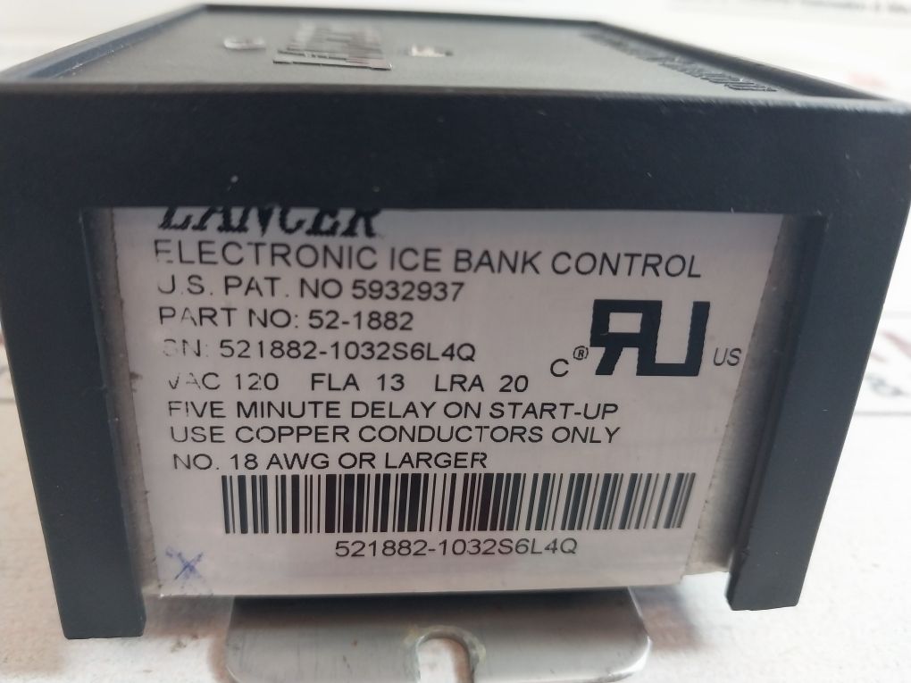 Lancer 52-1882 Electronic Ice Bank Control 18Awg