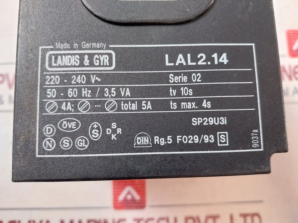 Landis & Gyr Lal2.14 Burner Controller 220-240V