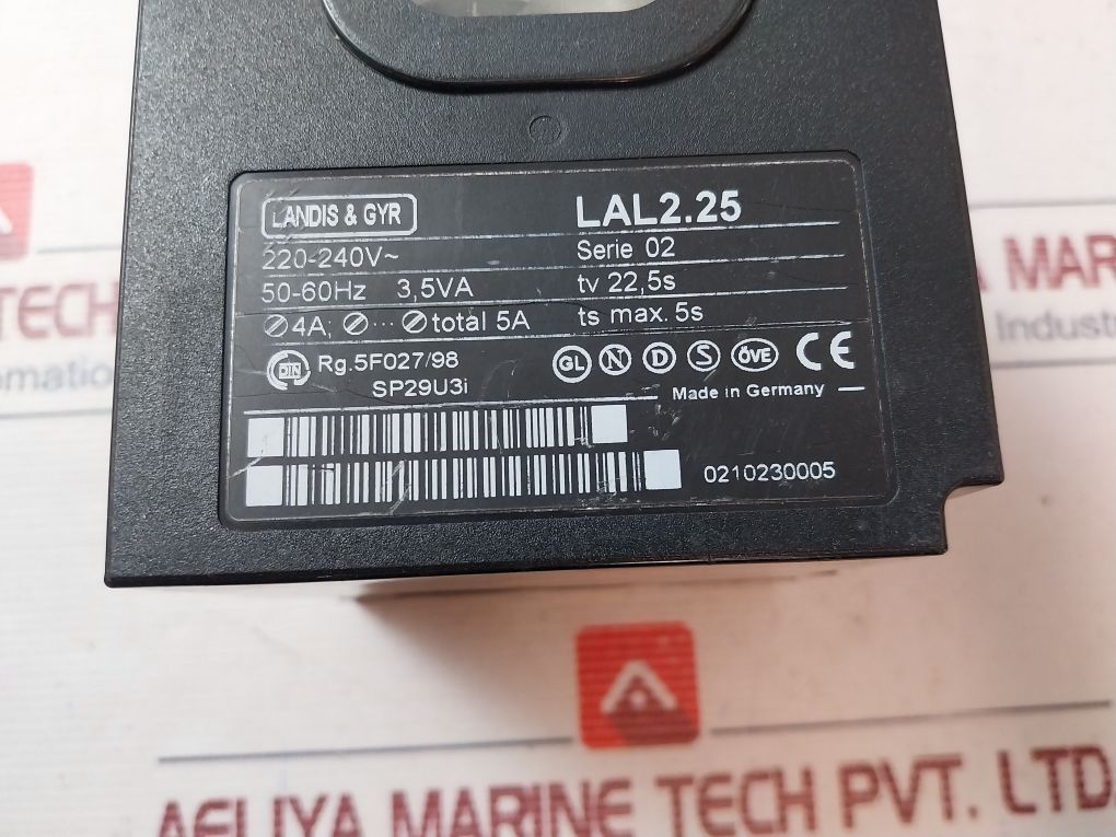 Landis & Gyr Lal2.25 Burner Controller 50-60Hz 3,5Va