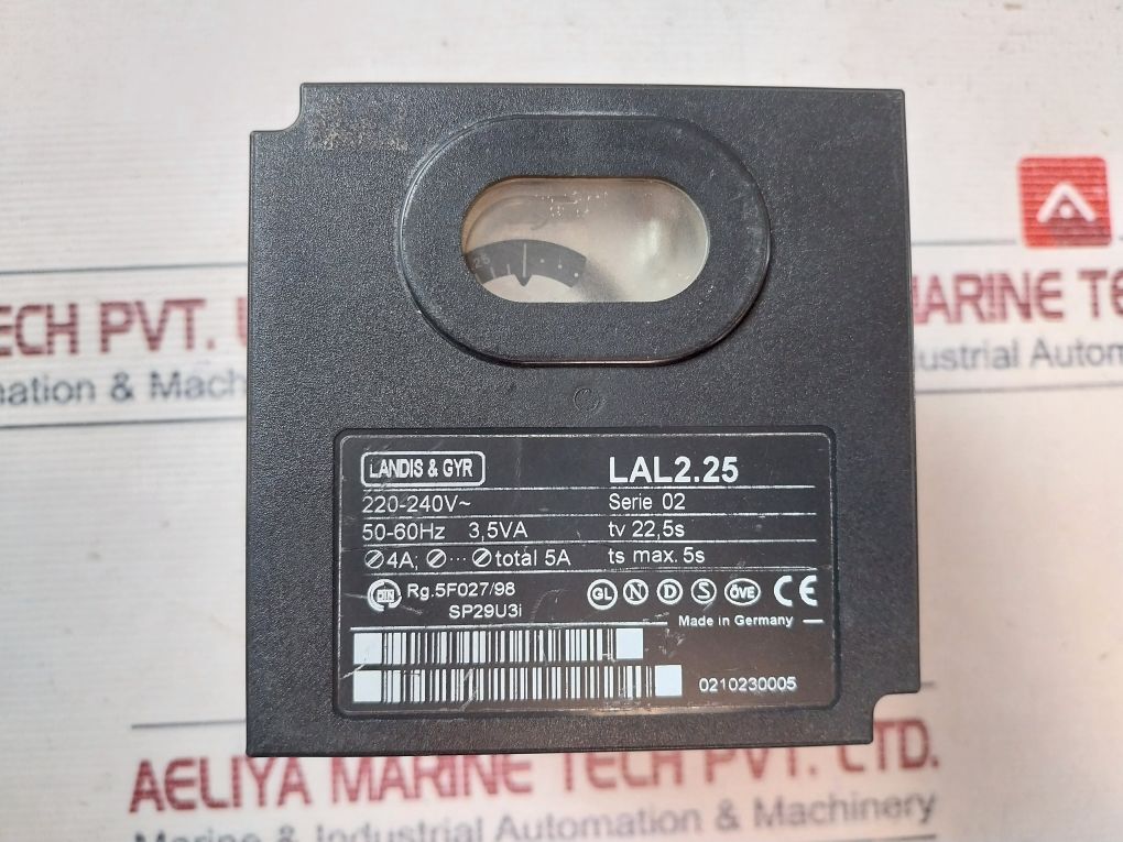 Landis & Gyr Lal2.25 Burner Controller 50-60Hz 3,5Va