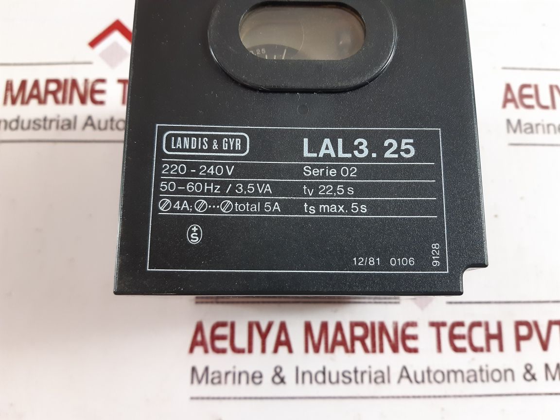 Landis & Gyr Lal3.25 Boiler Program Control 220-240V 