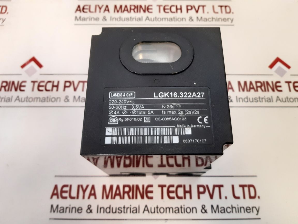 Landis & Gyr Lgk16.322A27 Gas Burner Control