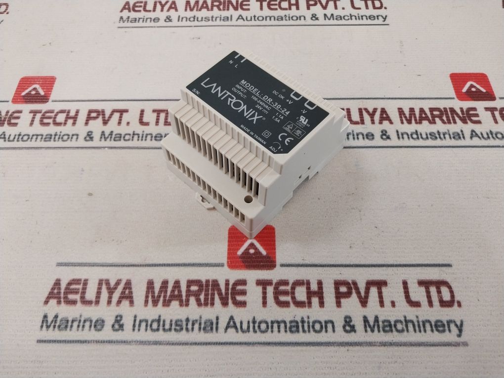 Lantronix Dr-30-24 Din Rail Power Supply X3024Dr00-01