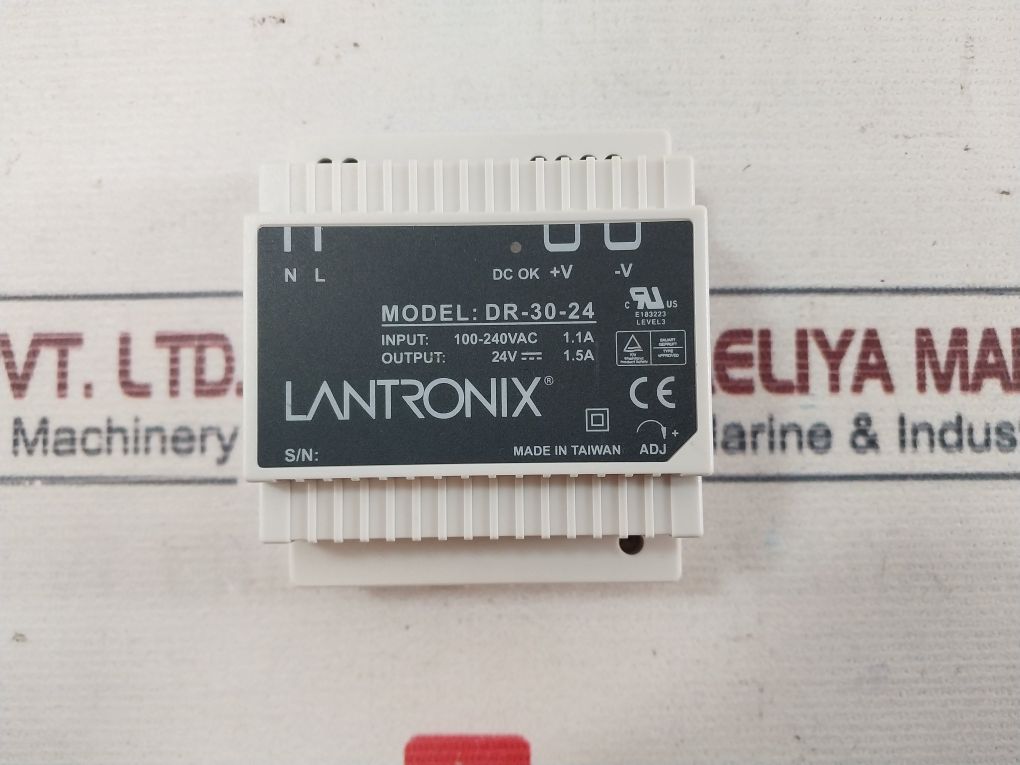 Lantronix Dr-30-24 Din Rail Power Supply X3024Dr00-01