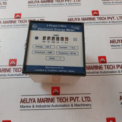 Larsen & Toubro 3 Phase 4 Wire Electronic Energy Meter 240V 50Hz