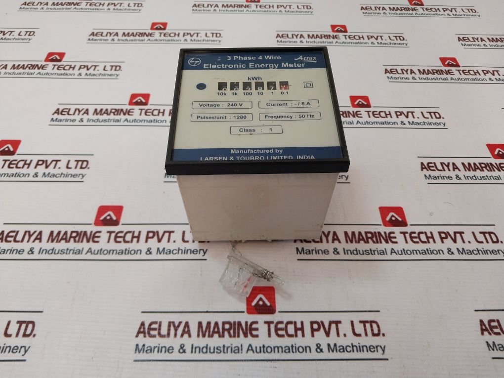 Larsen & Toubro Acrux 240V Electronic Energy Meter 3 Phase 4 Wire