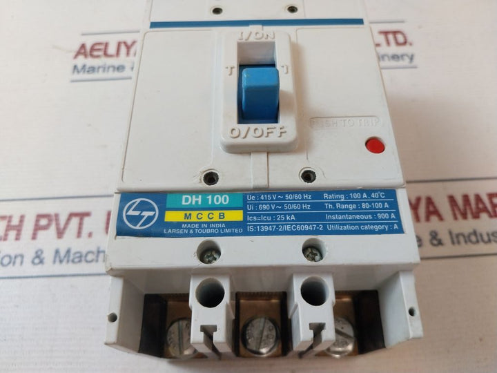 Larsen & Toubro Dh 100 3 Pole Moulded Case Circuit Breaker