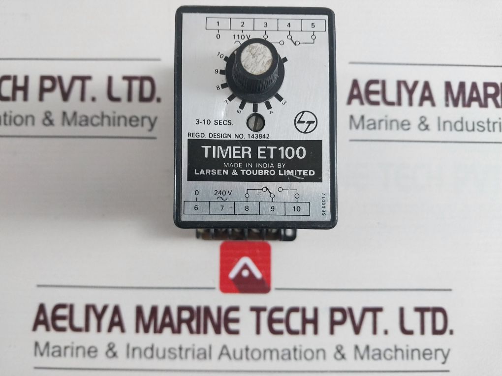 Larsen & Toubro Et100 Timer 3-10 Secs