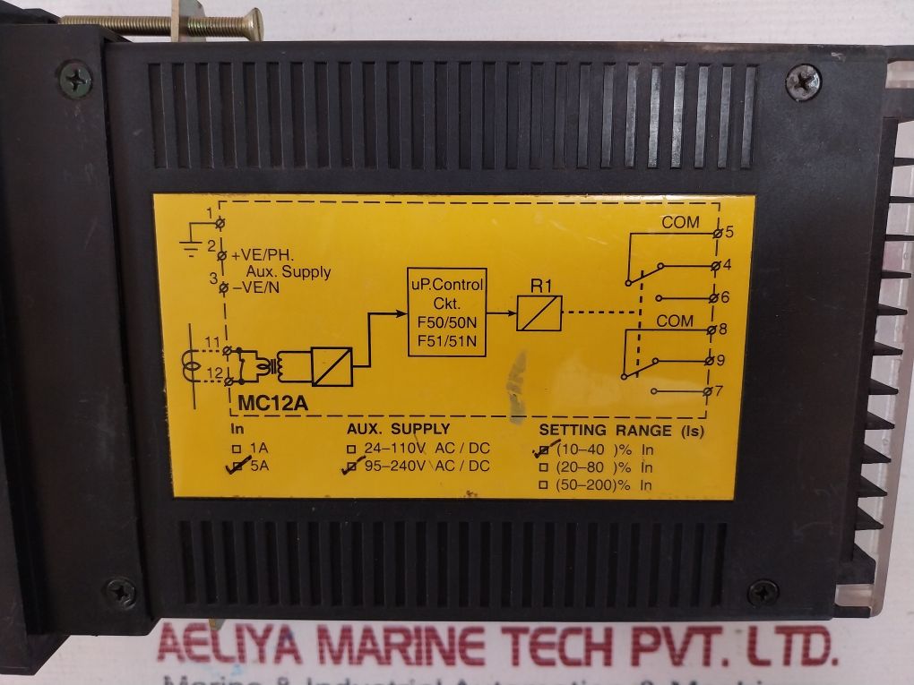 Larsen & Toubro Mc12A Earth Fault Relay