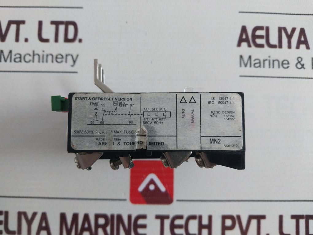 Larsen & Toubro Mn2 Thermal Overload Relay 660V