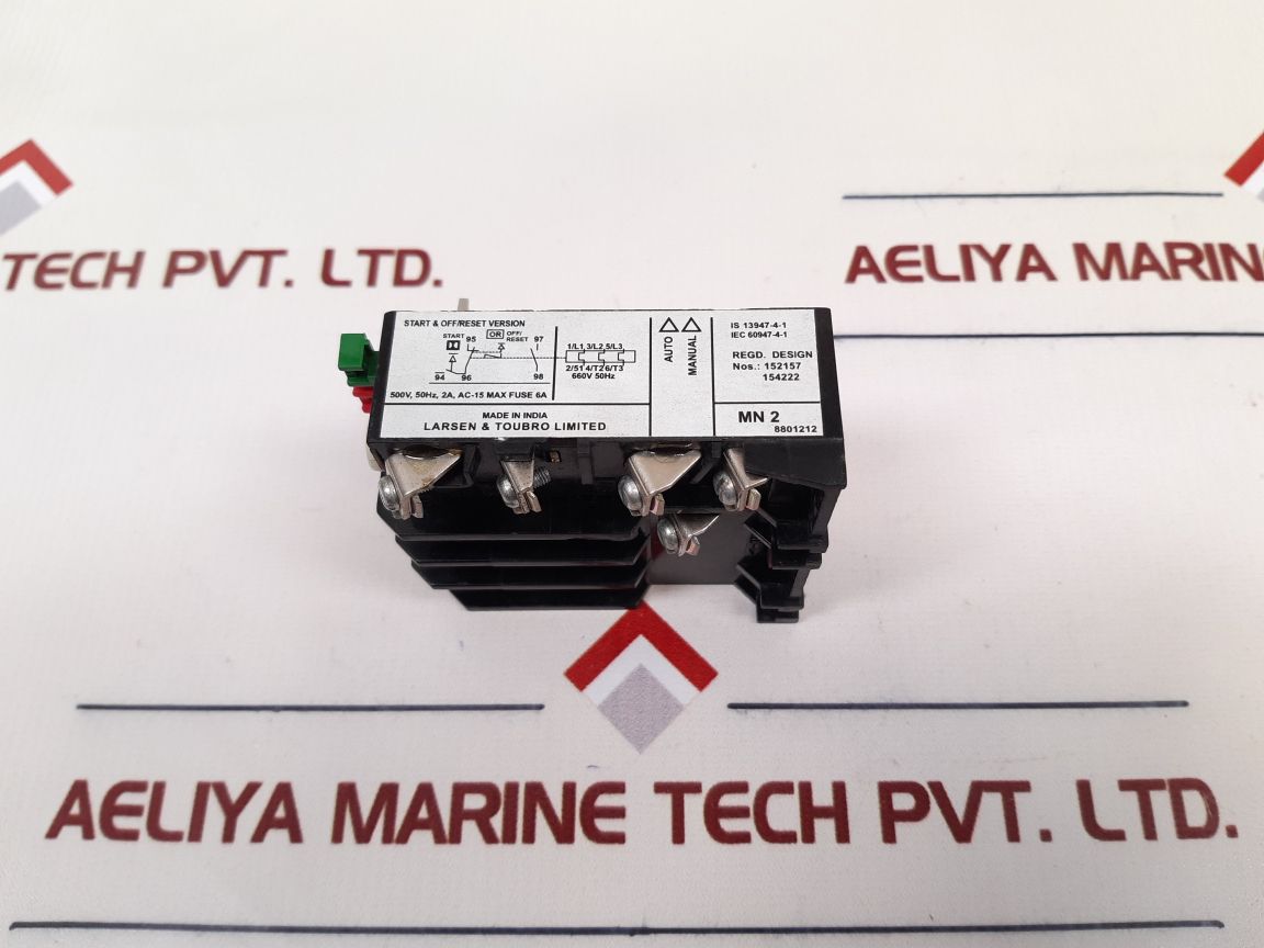 Larsen&Toubro Mn 2 Thermal Overload Relay 4.5-7.5A