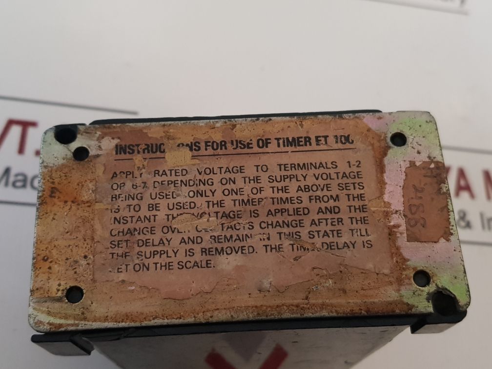 Larsen & Toubro Timer Et100