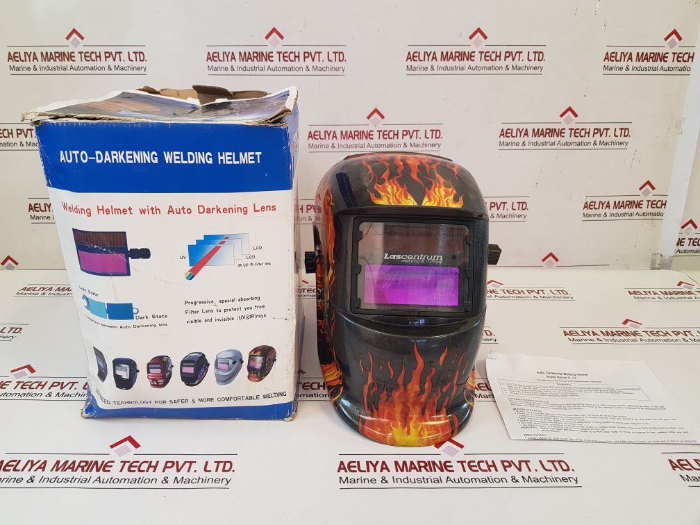 Lascentrum Welding Helmet With Auto Darkening Lens